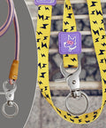 20 Pack 2.36 Inch Trigger Snap Hooks Heavy Duty Swivel Keychain Clips Zinc Alloy For Pet Collars and Camera Straps in Use