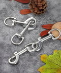 3 Inch Swivel Snap Hooks 12 Pcs Heavy Duty Pet Leash Hooks Swivel Eye Snap Clips For Dog Leash DIY Crafts Project Zinc Alloy