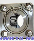 SWK10 NB 5/8" inch Ball Bushings Square Flange Linear Motion for stable alignment in automation systems, front view
