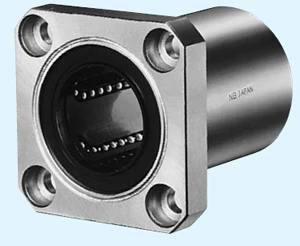 SWK4GUU NB 1/4" Ball Bushings Square Flange Linear Motion for smooth and stable alignment in automation systems, 1-pack front view
