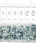 Swordfish Two Ear Hose Clamp Assortment 125 Piece Kit By Swordfish Tools Zinc Plated Steel Clamps Resist Rust With Smooth Deburred Edges