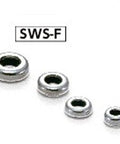 SWS-10-F NBK Seal washer - Rubber Packing Silicone rubber NBK Washers Pack of 5 Washers Made in Japan - VXB Ball Bearings