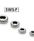 SWS-12-F NBK Seal washer - Rubber Packing Silicone rubber NBK Washers Pack of 5 Washers Made in Japan - VXB Ball Bearings