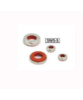 SWS-12-S NBK Seal washer - Rubber Packing Silicone rubber NBK Washers Pack of 5 Washers Made in Japan, showcasing various sizes.