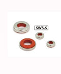 SWS-6-S NBK Seal washer - Rubber Packing Silicone rubber NBK Washers Pack of 10 Washers Made in Japan - VXB Ball Bearings