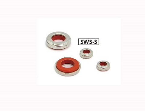 SWS-8-S NBK Seal washer - Rubber Packing Silicone rubber NBK Washers Pack of 5 Washers Made in Japan - VXB Ball Bearings