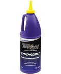 Royal Purple Synchromax manual transmission fluid 1 quart bottle, front view, for smoother shifts, wear protection, rust defense