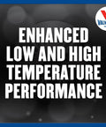 Enhanced performance text highlighting the benefits of Synchromesh Manual Transmission Fluid for Smooth Shifts from Valvoline.