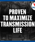 Proven to Maximize Transmission Life text overlaid on gear image with Valvoline logo, promoting Synchromesh Manual Transmission Fluid for Smooth Shifts