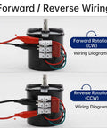 2.5RPM Synchronous Gear Motor AC Motors 110V 60KTYZ CW/CCW High Torque Permanent Magnet Micro Electric Motor wiring diagram