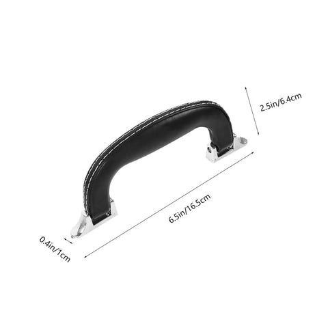 Leather Replacement Handles For Bags And Luggage 6.49 Inch Pull Handles For Suitcases Guitar Cases Toolboxes And Travel Handbags Durable