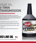 Full Synthetic V-Twin Gear Oil With Shockproof Technology for Quiet Smooth Shifts Like Butter And Big-Impact Protection 1 Quart Bottle