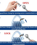 Step-by-step guide on using 18 Pcs T Bolt Hose Clamp Kit Stainless Steel 304 Heavy Duty Clamps For Radiator Turbo Intercooler Hoses