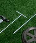 2 Pack 36 Inch T Handle Galvanized Ground Rods Half Inch Diameter 3 Foot Long For Electric Fence And Industrial Power Setups
