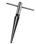 T Handle Tapered Reamer Five To Sixteen Millimeter Multi Fluted Chamfer Reaming Tool in 1045 Carbon Steel