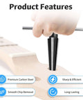 T Handle Tapered Reamer Five To Sixteen Millimeter Multi Fluted Chamfer Reaming Tool used for chamfering holes in wood guitar neck