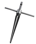 Pro Grade T Handle Tapered Reamer Kit 3-13mm 1/8-1/2 Inch Multi Fluted Chamfer Reaming Tool With 1/4 Inch Hex Shank for wood, metal, plastic.