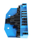 58-piece T-slot clamping kit for Bridgeport mill setup with studs, T-nuts, and blocks for secure milling operations.