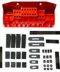 52 Piece T Slot Clamping Kit For Milling Machines And Drill Presses With M8 Table Slots Heavy Duty Hardened Steel Includes 24 Studs