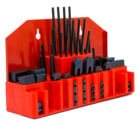 52 Piece T Slot Clamping Kit For Milling Machines And Drill Presses With M8 Table Slots Heavy Duty Hardened Steel Includes 24 Studs