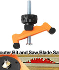 Multi Position T Track Hold Down Clamp Kit for CNC Router Metalworking shown with adjustable knobs and safety clamps