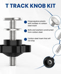 T Track Knob Kit With Star Knobs And One Quarter Inch Bolts And Washers For Woodworking Jigs And Fixtures 10 Sets