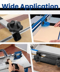 Wide application of T Track Knob Kit With Star Knobs And One Quarter Inch Bolts And Washers For Woodworking Jigs And Fixtures 10 Sets