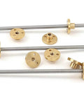 T5 lead screw 3d printer, thread 5mm lead 1/2/4mm 150/200/300/500/550/600/800/1000mm stainless steel trapezoidal rod with brass nut, 045896