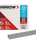 Heavy Duty T50 Staples for Upholstery and Construction, Three Eighths Inch Leg and Three Eighths Inch Crown, box of 5000