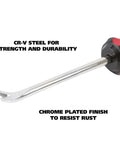 Close-up of Heavy Duty Tack Lifter For Carpet Tacks And Small Nails With Chrome Vanadium Steel Shank And Rust Plating.