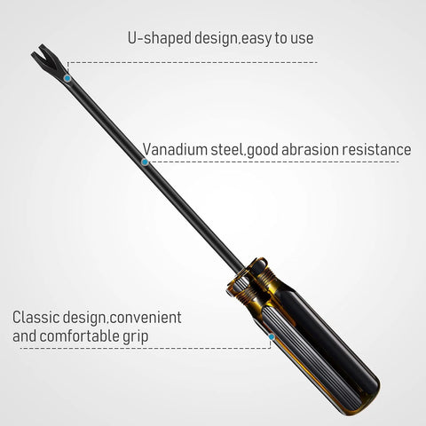 Three Pack Tack Lifter Set With 3 Mm U Tip CRV Steel For Easy Staple Removal And Nail Pulling Furniture Upholstery Tool