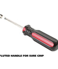 Heavy Duty Tack Lifter For Carpet Tacks And Small Nails With Chrome Vanadium Steel Shank And Rust Plating, ergonomic handle