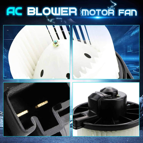 Replacement HVAC Blower Motor Fan Assembly For 2005 To 2015 Toyota Tacoma Direct Fit Easy Install PM9297 close-up view