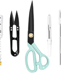 Heavy Duty Tailor Scissors For Multi Purpose Sewing And Crafting Fabric Leather Cutting Industrial Sharp Shears 10 Inch Green.