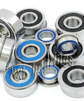 Assorted ball bearings for Tamiya Terra Crusher with rubber seals, made from corrosion-resistant chrome steel.