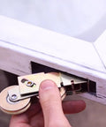 Installing Patio Door Tandem Roller Replacement Kit For Sliding Doors And Screens Includes Two One And One Quarter Inch Steel Ball Wheel Bearings