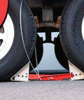 OneStep Wheel Chock Double Pack For Tandem Axle Trailers And RVs, 16 To 24 Inch Long, securing trailer movement