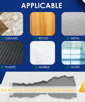 Surface compatibility chart for Heavy Duty Double Sided Tape Nano Mounting Tape Clear Multipurpose Adhesive For Home And Office.