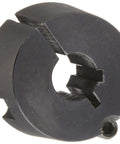 Taper Lock Bushing For Drive Shaft Mount 1 Inch Bore Cast Iron 1200 In Lb Torque Flush Mounted Split Taper With Reduced Mounting Width