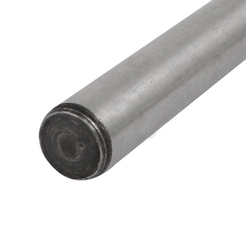 Close-up view of Taper Pin Set Four Pack 6mm Small End Diameter and 8mm Large End Diameter 100mm Length GB117 Hardened Heat Treated Carbon Steel