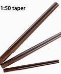 7 Piece 1 To 50 Taper Pin Hand Reamer Set For Precision Metalworking, 3mm To 12mm Diameters, Alloy Steel, close-up view