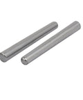 Taper Pin Set 50mm Long 5mm Small End Diameter Carbon Steel 45 Grade Hardened Heat Treated GB117 10 Pieces on white background