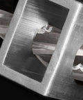 Close-up of Heavy Duty 4 Piece Pro Grade Taper Reamer Set For Metal And Steel Holes showing M2 HSS reamer blades.