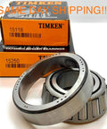 Premium Tapered Bearing And Race 15118 15250 Single Row Inner Ring Cone Only With Roller Set For Heavy Duty Automotive Use Must Have ABEC 1 Precision Tolerance Sheet Steel Cage Wide Temperature Range Minus Forty To One Twenty Celsius Timken Made In USA