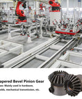 Tapered Bevel Gear Wheels 6mm 1 Modulus 20T Set For Hardware in a factory setting with machinery in the background