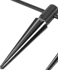 Tapered Reamer Set With T Handle For Hole Alignment And Burr Busting In Pipes Tubes Conduit And Sheet Metal 2 Piece Carbon Steel Construction Heat Treated For Long Service Life