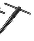 Close-up of Tapered Reamer Set With T Handle For Aligning Holes And Removing Burrs From Pipe Tubes And Conduit Carbon Steel