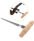 Tapered Hand Held Reamer For Woodworking And Guitar Luthier Projects Pro Grade T Handle 4 Fluted Chamfer Reaming Bit