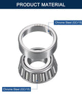 2 Pack 30202 Tapered Roller Bearing Cone and Cup Set, 15mm Bore 35mm OD 12mm Cup Width, Chrome Steel Wheel Bearings, ABEC-3