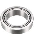 Set of two tapered roller bearing cones and cups, 30mm bore, 47mm outer diameter, close-up of single component.